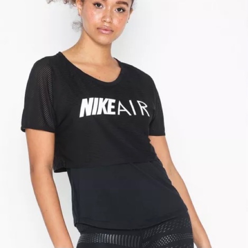 Nike air black airtop short sleeve tee size Large